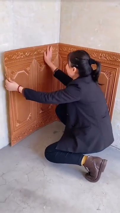 Product Link in the Comments! 🔥 3D Self-Adhesive Antique Accent Wall Sticker 🔥