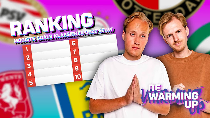 Milo en Koen RANKEN de 𝐓𝐎𝐏 𝟏𝟎 𝐆𝐎𝐀𝐋𝐒 van De Klassieker 🧐 | De Warming Up