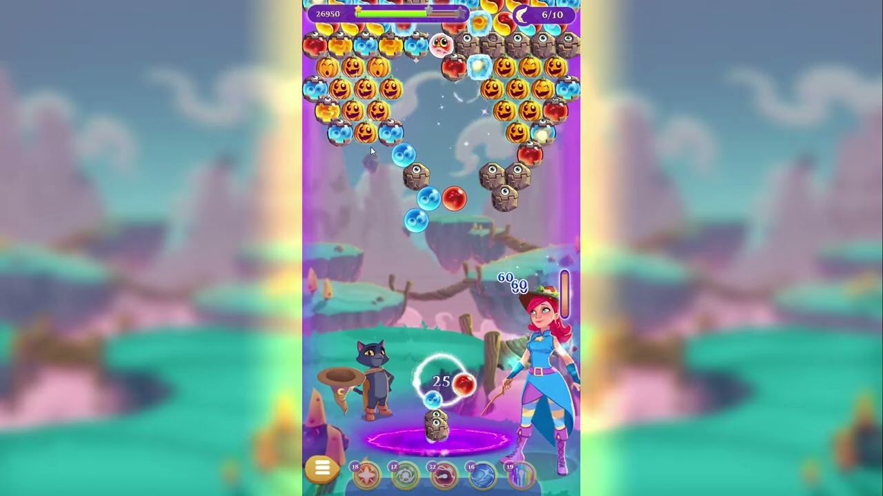 Bubble Witch 3 Saga - Level 641 Gameplay | Candy Girl