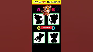 Eyes test  Challenge 🥸 | Puzzle Challenge | part 7|| #shorts #quiztime