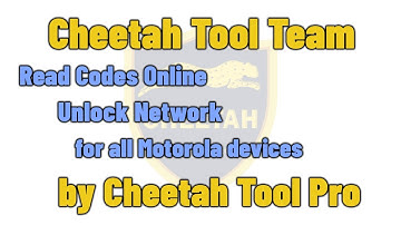 Read Codes Online for Motorola devices with Cheetah Tool Pro: Unlock Network by Cheetah Tool Pro
