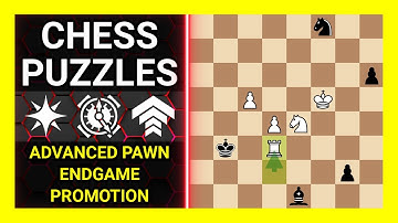 Chess Puzzles to Practice. Themes: Advanced pawn, Endgame, Promotion. Learn Chess