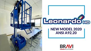 New ANSI A92.20-compliant LEONARDO HD lift + features & options!