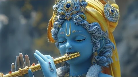 Divine Melody/Krishna flute music 🎶/Raag Pahadi/Spirituality and Calmness