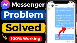 Messenger Couldnt Send the Message Problem Solved 2024 | Couldnt send message in messenger Fixed