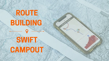 Live route building! Ride with GPS x Swift Industries Campout 2021