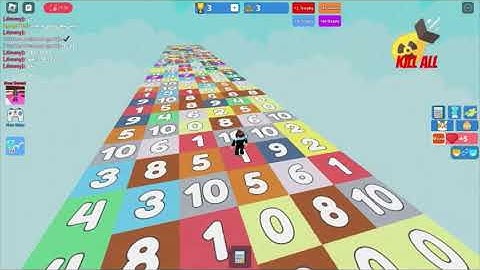 I became the best player in Math Block Race (Roblox)