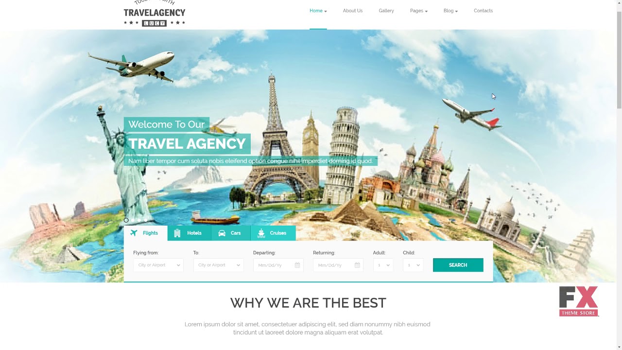Travel Agency Website Template TMT Stanislas Jermaine
