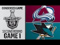 04/26/19 Second Round, Gm1: Avalanche @ Sharks