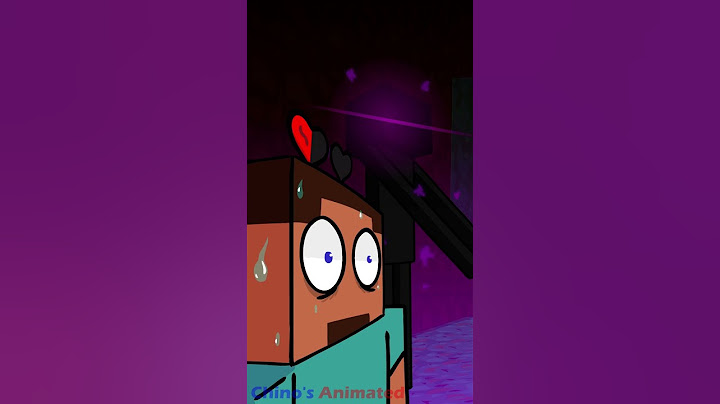 Endermen Encounters in Hardcore Mode Animation #minecraft #endermen #nether