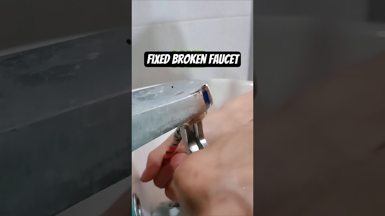I Fixed My BROKEN Faucet in 1 Minute with Simple DIY 