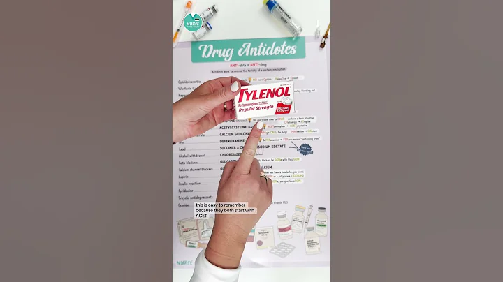 Drug Antidotes 💊🩺💉 #RN #BSN #futurenurse