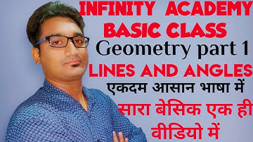 Lines & Angle Basic Part 1(Geometry) For all Academic and Competitive exams