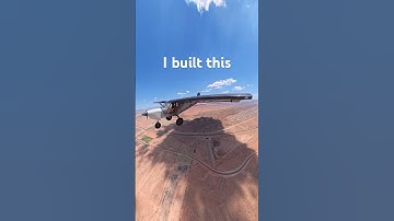 I flew an airplane I built from a box. #aviation #diy