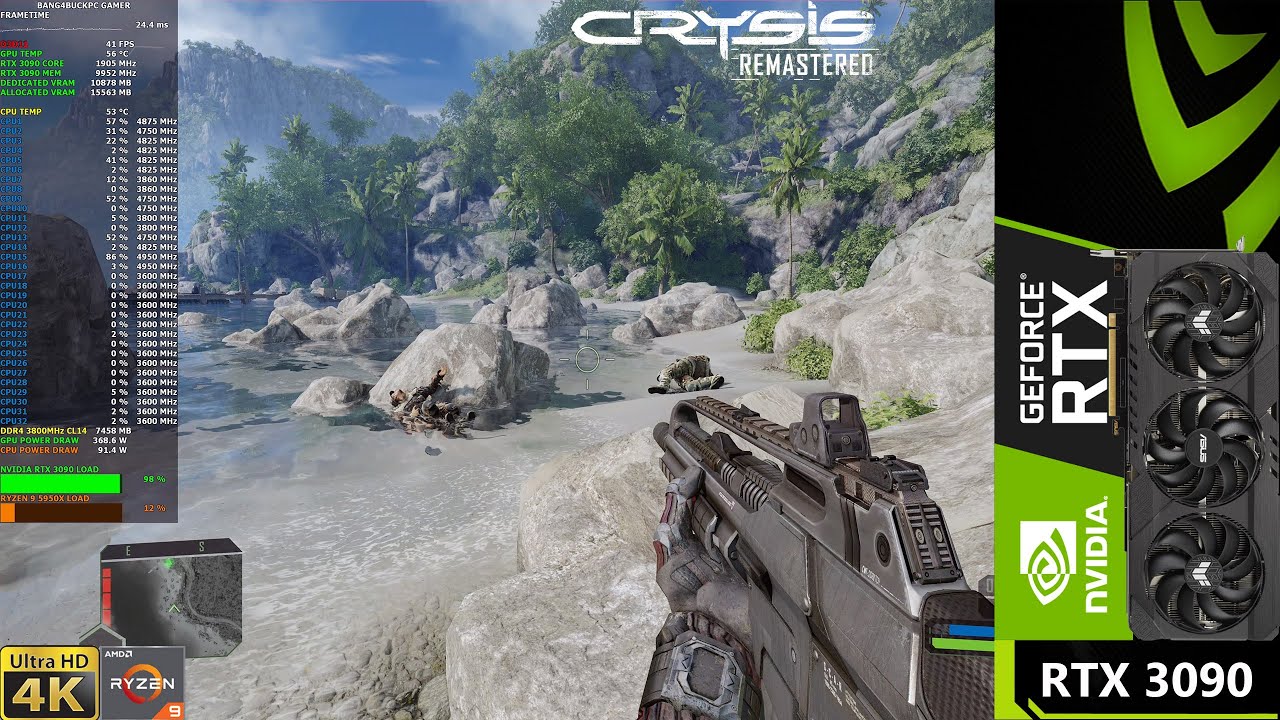 Crysis Remastered incluirá a configuração Can It Run Crysis com opções  gráficas ilimitadas. -  News