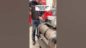 Remove DPF from Freightliner One Box and get it ready for DPF cleaning #onebox #dpf #dpfcleaning