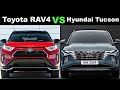Toyota RAV4 vs Hyundai Tucson (2021) Excellent compact SUVs! rav4 vs tucson! (review). rav4 2021.