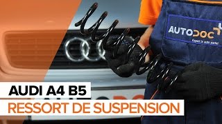 Remplacer Ressort d'Amortisseur avant et arrière AUDI A4 Avant (8D5, B5) : vidéo gratuit