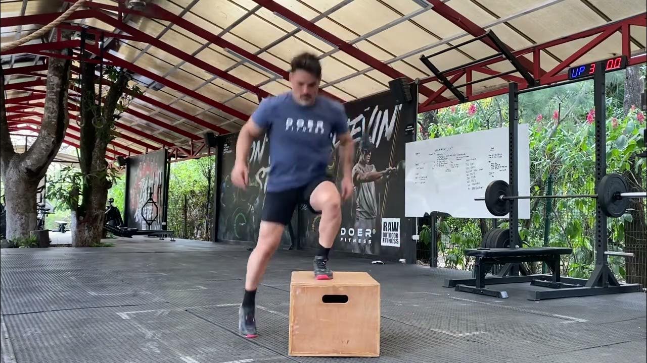 Skipping lateral box jump over YouTube
