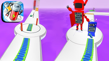 Battery Run 3D ​- All Levels Gameplay Android,ios (Levels 151-152)