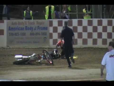 SPEEDWAY CRASHES AUBURN CA JR S FAST FRIDAYS CRASH...