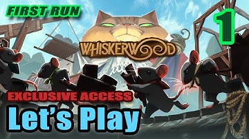 Whiskerwood - First Run with Exclusive Early Access Build - Survival City Builder - Full Gameplay