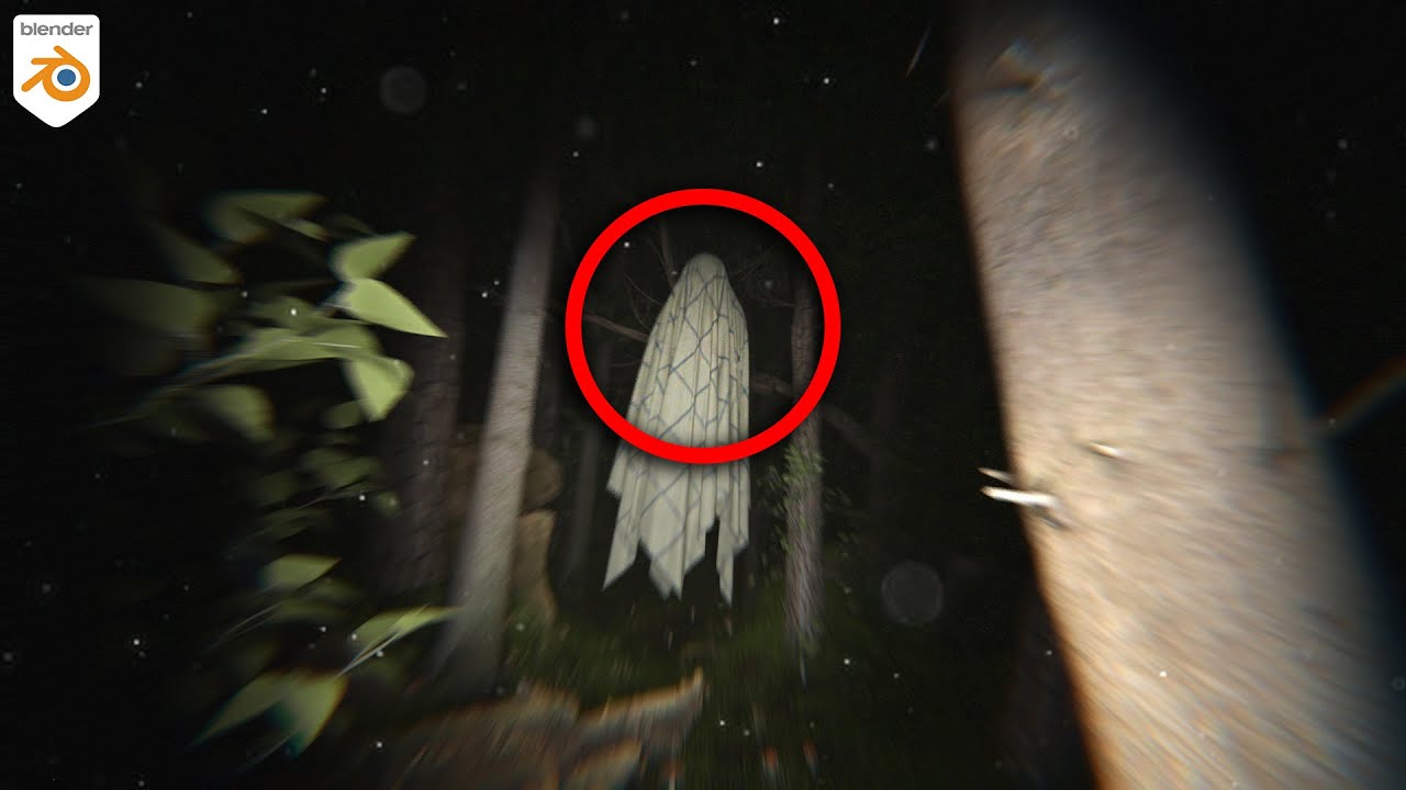 CREEPY Ghost Animation In Blender 3D YouTube