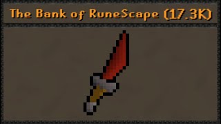 I have Nothing but a Dragon Dagger in my Bank