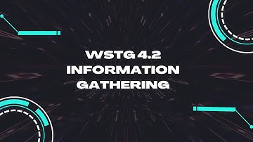 WSTG 4.2 Information Gathering