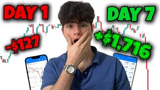I Spent 7 Days Live Trading, Here Are The Results...
