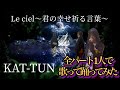 【KAT-TUN】Le ciel 〜君の幸せ祈る言葉〜 / 亀梨和也 ✖︎ 上田竜也 ✖︎ 中丸雄一 全パート1人で歌って踊ってみた