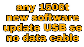 Wezone 8007 software editor system any 1506tf Software update usb no data cable