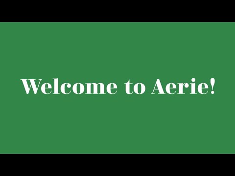 Video: Met wie wordt Aerie verzonden?