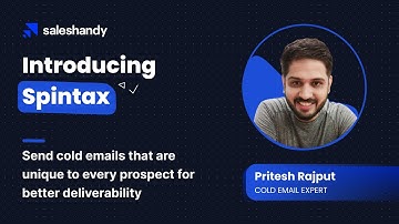Introducing Spintax in Cold Emails | Saleshandy