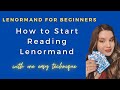 How to start reading lenormand  simple technique for beginners