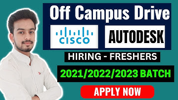 Biggest Off Campus Drive | Cisco | Latest Hiring | 2021 | 2022 | 2023 Batch Hiring | Kn Academy