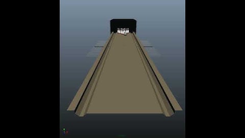 Active Passive Rigid Bodies (Bowling Alley)