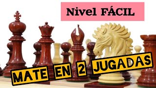 🥳 Nivel FÁCIL: Mate en 2 Jugadas #ajedrez