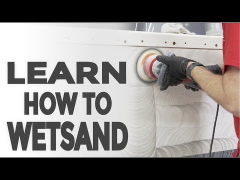 Learn How to Wetsand your Boat!
