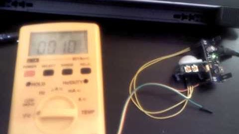 PIR Motion Sensor Demo