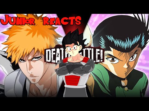 Junior Reacts To Ichigo VS Yusuke | DEATH BATTLE!
