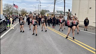 Lake Charles College Prep (LCCP) Band | “Krewe of Omega” Mardi Gras Parade 2026 | Lake Charles, LA