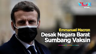 Presiden Prancis, Macron: Eropa dan Amerika Serikat Harus Sumbang Vaksin Covid-19 ke Afrika