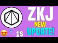 ZKJ Coin Going On Moon  🚨 | ZKJ Coin New Update | ZKJ Coin Future Price Prediction | Zkj Crypto