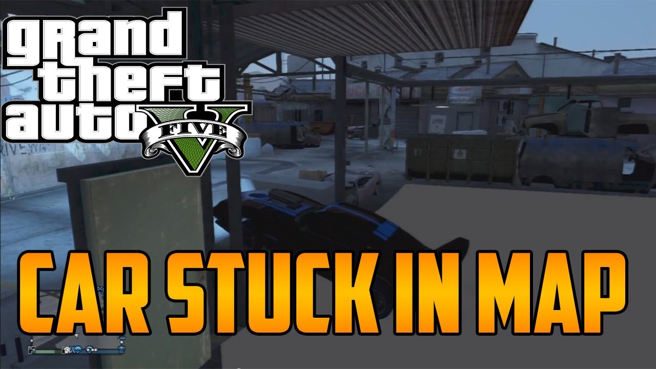 GTA 5 Car Stuck In Map Glitch + Falling Under GTA 5 Map (GTA 5 Online