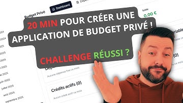 Speedrun VibeCoding : Je crée une appli Budget complète en 20 minutes (IA + Supabase + Cursor)