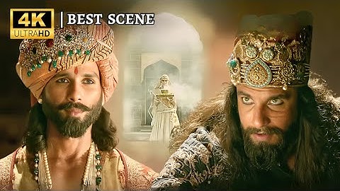 आपकी रानी खतरें में हैं! - Ranveer Singh VS Shahid Kapoor - Padmaavat Best Scene First Time in 4K