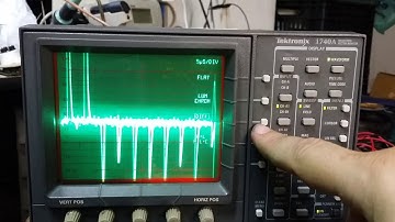Tek 1740A - error in vectorscope mode