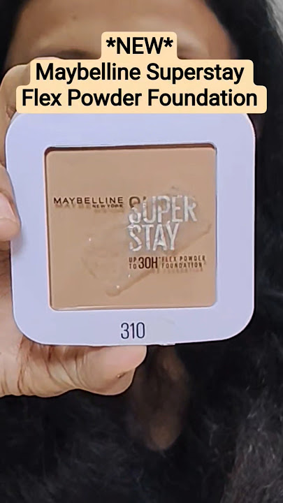 *NEW*Maybelline Superstay Flex Powder Foundation #310 #affordablemakeup #beauty #bestforbeginners