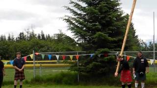 Tossing Things at the 2013 Highland Games in Homer, Alaska